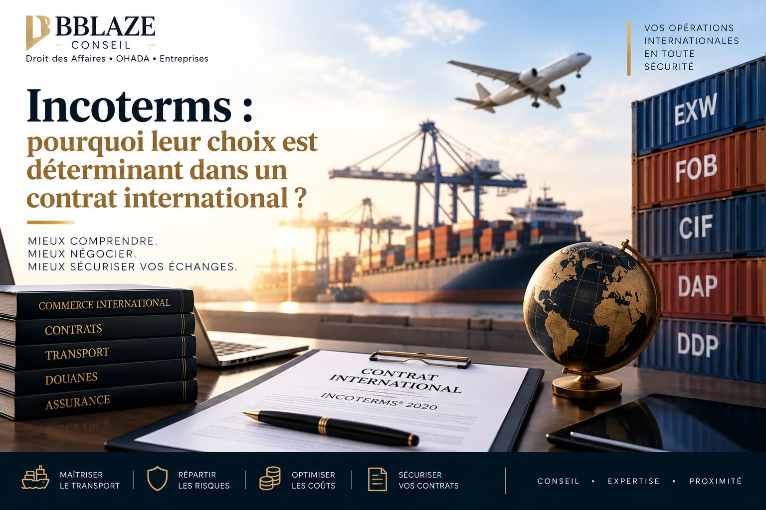 Incoterms : pourquoi leur choix est déterminant dans un contrat international ?